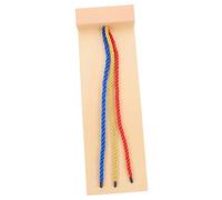 ERINGOGO Wooden Braid Practice Educational for Accessory Plaything Enhancing Fine Motor Skills Hand Eye Coordination and Patience Development Safe Smooth Surface Early Learning