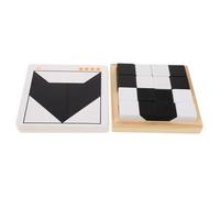 ERINGOGO Wooden Building Blocks Puzzle for Creative Logic Brain Teaser with Endless Structure Combinations Fine Craftsmanship Educational Cubes for Family Interaction and Tabletop Games