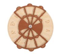 ERINGOGO Wooden Circle of Fifths Guitar Chord Assister Portable Music Theory Aid with Natural Build for Beginners and Adults Visual Chord Chart Practice Tool Enhancing Songwriting and