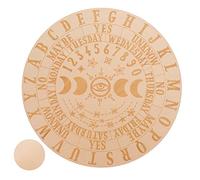ERINGOGO Wooden Divination Board Dowsing Pendulum Home Decoration Spiritual Guidance Tool for Beginners Counselors Psychotherapists Astrology Enthusiasts