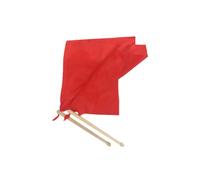 ERINGOGO Wooden Drumsticks with 37x37cm Red Silk Ribbon, 25cm Percussion Sticks for Lion Dance and Waist Drum, Pair of Music Wood Drum Sticks for Traditional Drumming Performance