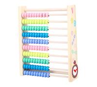 ERINGOGO Wooden Educational Abacus with Angle and Colorful Water-based Paint Multi-functional Drawing Board for S Early Math Learning and Hand Flexibility Development