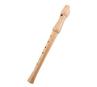 ERINGOGO Wooden Eight-Hole Clarinet Recorder for Beginner Practice, Beige, 32Cm Long, for Music Class and Ensemble Performances