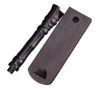 ERINGOGO Wooden Flute Display Stand Flute Rack Clarinet Holder Table Organizer for Home and Retail Craft Fair Use