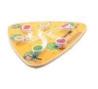 ERINGOGO Wooden Fruit Themed Maze Board for Educational Learning Plaything with Safe Material Enhances Analytical Observational Motor Skills Interactive Puzzle Game