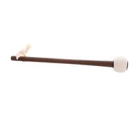 ERINGOGO Wooden Gong Mallet Walnut Handle 25cm Large White Percussion Mallet Lightweight Reusable for Music Instruments and Drumsticks Playing