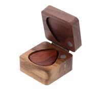 ERINGOGO Wooden Guitar Pick Professional Plectrums Guitar Accessory for Storage Box Use Three Picks for Supplies