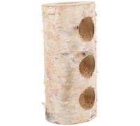 ERINGOGO Wooden Hamster Tree Trunk Tunnel for Small Pets, Natural Enrichment and Sturdy Hideout Suitable for Cage Play and Chewing Activities
