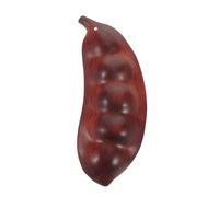 ERINGOGO Wooden Hand Massager Ball Pea Shape Small Hand Exercise Ball for Elderly Finger Strengthening and Relaxation Natural Red Sandalwood