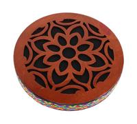ERINGOGO Wooden Ocean Drum Hand Drum Musical Toy 8 Inch Ethnic Percussion Instrument for Sound Therapy and Meditation with Relaxing Water Sound, Portable for Ensemble Play and Boys