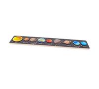 ERINGOGO Wooden Planet for Solar System Puzzle Matching Board Educational Cognitive Learning for Early Development Enhances Logical Thinking and Hands Skills
