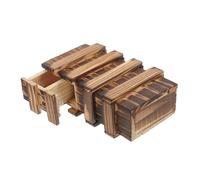ERINGOGO Wooden Puzzle Box Large Capacity Secret Money Holder with Hidden Compartment for Keys Cash Jewelry Storage Practical Brain Teaser Adults