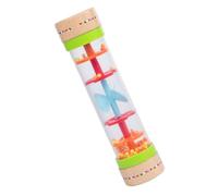 ERINGOGO Wooden Rain Sound Tube Educational Music for Sensory Rain Stick with Balls Enhances Auditory Development Hand-eye Coordination Creativity for Boys