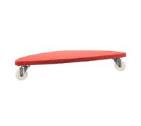 ERINGOGO Wooden Rocker Board Balance Plate for Sensory Play and Balance Training Wobble Board for Physical Development Teamwork and Coordination Enhancement Red Random Color