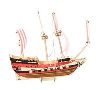 ERINGOGO Wooden Sailboat Puzzle Kit for Adults and DIY Model Ships with Fine Cutting Lifelike Sailing Boat Figurine Educational for Birthday and Festival