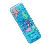 ERINGOGO Writing Posture Correction Aid - Soft Silicone Grip Trainer, Ergonomic Writing Aid, Blue Universal Handwriting Training Device with Case, Suitable for Primary School Students