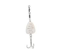 ERINGOGO You Are My Greatest Catch Fishing Lure Key Chain Gift for Fisherman and Fishing Lovers with Carved Fishhook Design Practical Decorative Hook for Keys Present for Father Day and