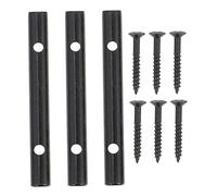 ERINGOGO Zinc Alloy Electric Guitar String Retainer Bar 48mm Black 3pcs Pressure Chord Rod Instrument Accessory for Electric Guitar Parts