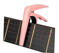 ERINGOGO Zinc Alloy Ukulele Capo Pink Clip-on Acoustic Ukelele Tuner Single-handed Capo for Folk Ukulele Accessories