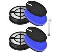 Erinice 27909 Filter Replacement for Bissell Pet Hair Eraser Turbo Plus/Rewind/Pro Vacuum 2281 2461 2790 series, for Bissell MultiClean Allergen Pet Slim Vacuum 3126, Replace to part # 1606751&1603437