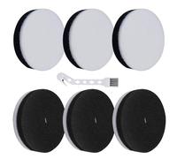 Erinice NEU100 Replacement Filter Compatible with Eureka Airspeed Compact Bagless Upright Vacuum NEU100 NEU10AE4 NEU10AE5 NEU102 Series Washable Foam Filters, Compare to Part # E0106, 6 Pack