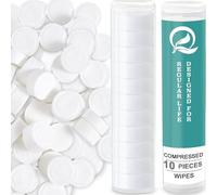 Erinnmy 200 Pcs Compressed Towels, Portable Compressed Coin Tissues, Compact Travel Towel Tablets, Disposable Face Towels Bulk for Travel Home Outdoor Camping Sports(20 Carrying Cases)