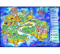 Erin's Treasure Island Poster - Search and Find - Size - 84 x 59 cm - Paper Laminated
