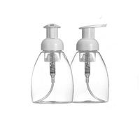 erioctry 250ML Refillable Empty Foamer Dispenser Pump Bottles Cosmetics Lotion Makeup Shampoo Facial Cleanser Liquid Foaming Containers for Home and Travel Use