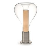 Eris Table Lamp Aluminium Base Beech LZF Lamps - ERIS M AL