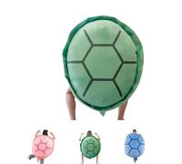 ERISAMO Aqua Cuddles Turtle Pillow, Turtle Costume Plush Pillow, Wearable Turtle Shell Pillows, Turtle Cushion Wearable, Giant Turtle Pillow, Turtle Shell Pillow Gift For Kids Adults (100CM, Green)