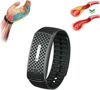 ERISAMO JOSFIT Wristband, Lympunclog Titanium Wristband, Matteo Ultrasonic Body Shape Wristband, JOSFIT Lympunclog Titanium Unclog Wristband for Men and Women (Black)