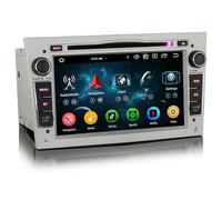 erisin [4+64GB] 8 Core Android 14 Car Stereo for Opel Vauxhall Zafira Corsa Astra H Vectra Antara Meriva Wireless Carplay Android Auto GPS Sat Nav DSP Bluetooth 5.0 WiFi Dab+ DVD Touchscreen Canbus