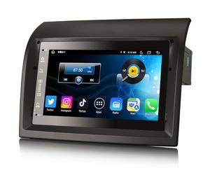 Erisin 7" Android 14 Car Radio Stereo Multimedia for Fiat Ducato Citroen Jumper Peugeot Boxer Support GPS Sat Nav Bluetooth Wifi 4G DAB + RDS Mirror Link TPMS CarPlay DSP Amplifier