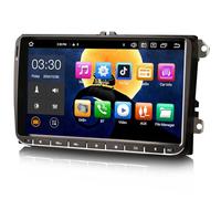 Erisin 8-Core 4+64GB Android 14 Car Stereo for VW Crafter Polo 6R Amarok Caddy T6 Skoda Yeti Support GPS Sat Nav Wireless Carplay Android Auto DSP Bluetooth 5.0 Dual Band Wifi DAB+ OBD2