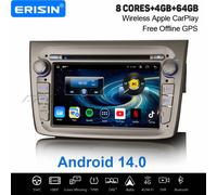 Erisin 8-Core 64GB Android 14 Car Stereo Alfa Romeo Mito CarPlay WiFi 4G DAB+ Satnav OBD2 Bluetooth DVR
