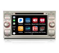 erisin 8 Core Android 14 4+64GB Car Stereo for Ford C/S-Max Galaxy Kuga Focus Fiesta Transit Multimedia Player GPS Navigatoin Carplay DSP Bluetooth 5.0 WiFi DVD Canbus SWC Radio