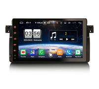 ERISIN 9 Inch Android 14 Car Stereo for BMW 3 Series E46 M3 Rover 75 MG ZT Support GPS Sat Nav Carplay Android Auto DSP Bluetooth Wifi DAB+ TPMS 8-Core 4GB RAM + 64GB ROM