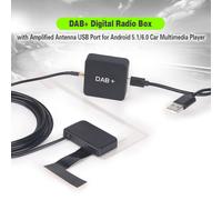 Erisin DAB+ Digital Radio Box with Amplified Antenna for Android 7.1-10.0 Car Stereo