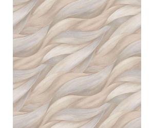 Erismann 10257-02 Non-Woven Wallpaper Casual Chic Waves Pattern Beige Grey