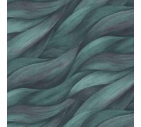 Erismann 10257-18 Non-Woven Wallpaper Casual Chic Waves Pattern Petrol Purple