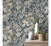 Erismann 1050644 Secret Garden Secret Grove Denim Blue Wallpaper 10M Roll