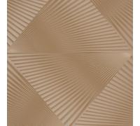 3D Effect Metallic Geometric Textured Vinyl Wallpaper with Satin Finish in Gold Perfect for Feature Walls Erismann 10404-30