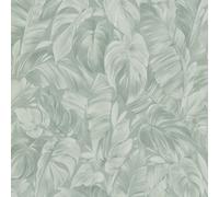 Erismann Abode Play Of Light Palm Leaves Foliage Sage Green Wallpaper