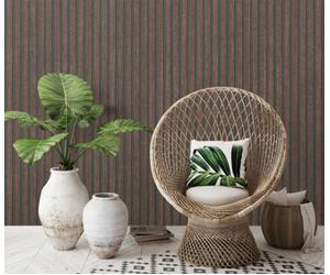 Erismann Acoustic Panel - Walnut Vinyl Non Woven Wallpaper