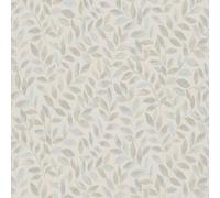 Erismann Ameroso Leaf Blown Vinyl Textured Wallpaper in Light Beige Erismann Light Beige