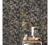 Erismann Blossom Wallpaper Cloverleaf Botanical Floral Leaves Textured Vinyl