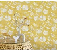 Erismann Brise Quality Vinyl Wallpaper In Yellow