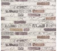 Erismann Brix Brick Effect Natural Grey Wallpaper 6703-10