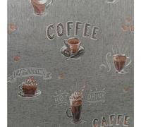 Erismann Coffee Cups Wallpaper Grey Brown Beans Kitchen Paste The Wall Vinyl