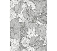 Erismann Banana Leaf Black and White Wallpaper